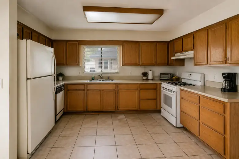 Transitional kitchen remodel — before
