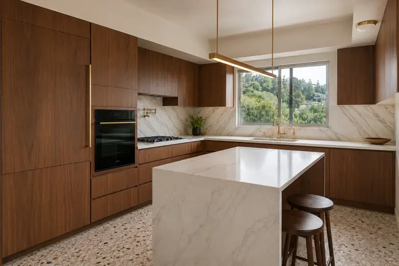 Mid-century kitchen remodel — after