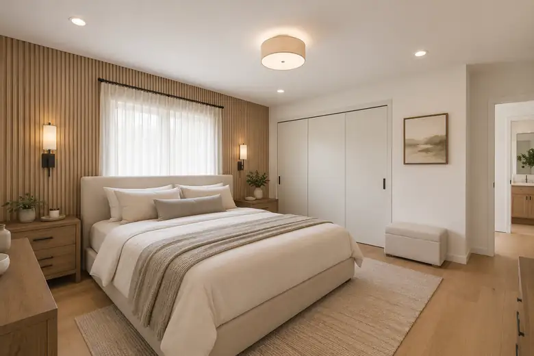 Primary suite remodel — after