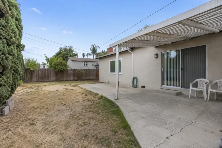 Backyard & patio renovation — before