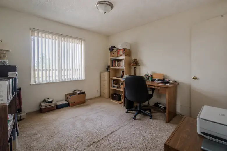 Home office build-out — before